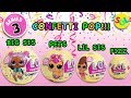 LOL Surprise Series 3: Confetti Pop Big Sister Doll + Lil Sis, Pets & Charm Fizz Unboxing Toy Review