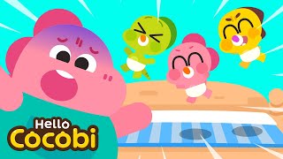 5 Little Babies Jumping On The Bed Nursery Rhymes & Kids Song Hello Cocobi