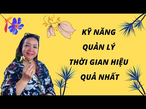 KỸ NĂNG QUẢN LÝ THỜI GIAN HIỆU QUẢ