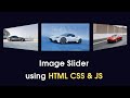 How To Make Image Slider Using HTML CSS JavaScript