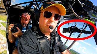 Pilot Stalls Aircraft Safely - Taildragger Legend Cub Moac Demo Flight - Military Theme