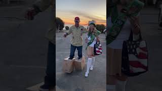 Midget Cub Scout & Hot Girl Scout