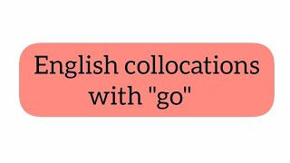 Collocations With 