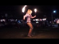Fire Spinners of Byron Bay.  Dom Blake