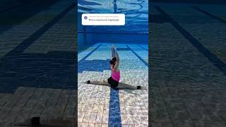 Underwater Splits Challenge Reverse Video
