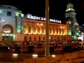 Москва ночная. Киевский вокзал. Площадь Европы
