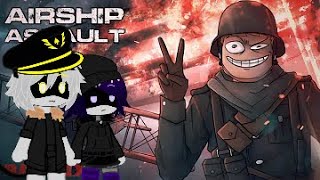 Gacha Murder Drones React To Roblox Airship Ault Battlefield 0.5 By Tankfish