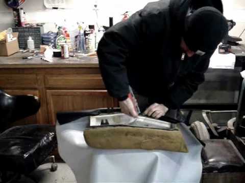 Seat And Upholstery Seam Gluing - Industrial Hot Melt Glue Gun | How 