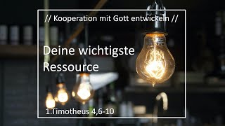 Deine wichtigste Ressource - 11.10.2020