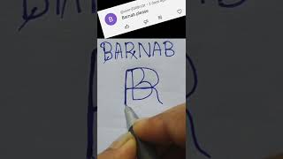 Barnab Name Logo Designcomment Your Name