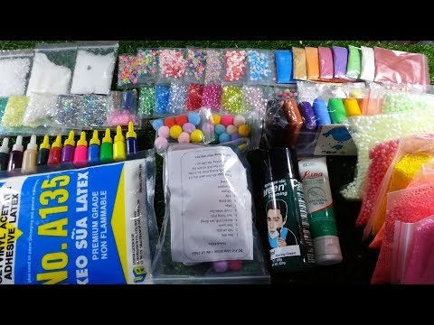 Tất cả nguyên liệu làm Slime giá rẽ/ 3 Đơn hàng ngày 4/5/2019