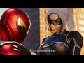 Spiderman kisses Black cat?