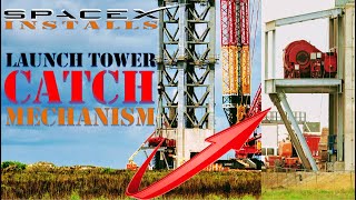 SpaceX Orbital Starship progress: SpaceX installs launch tower mechanism to catch Starship boosters