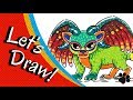 How to draw Pepita Alebrije from Coco Step by Step | CUTE AND EASY | Easy Drawings for Kids