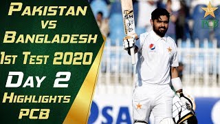 Pakistan vs Bangladesh 2020 | Full Highlights Day 2 | 1st Test Match 