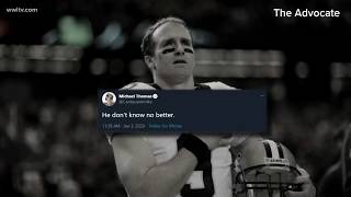 Brees on kneeling during 2020 NFL season: 'I will never agree with anybody disrespecting the flag'