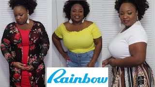 Rainbow Gives Me Life Plus Size Rainbow Try On Haul Glow With D