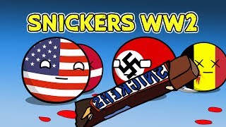 If SNICKERS had a commercial during WW2 - Countryballs