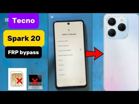 Tecno Spark 20/20c FRP Bypass Android 13 |No palm Tecno Spark 20/20c FRP Bypass Android 13 |No palm
