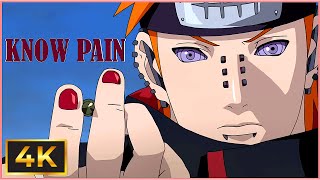 PAIN - All EPIC Moments - Naruto Shippuden || 4K 60FPS [UHD]
