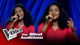 Narthana Dasuni | Ghar More Pardesiya | Blind Auditions | The Voice Teens Sri Lanka