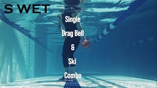 Swet Aqua Workout Combo - Single Drag Bell & Ski Combo