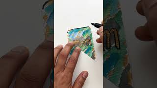 Part 22 Asmr Mothers Day Gift Tag Craft Convert Art To Gift Tag Bookmark Card Abstract Art