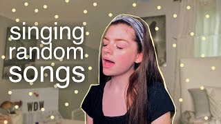 Singing Random Songs Lauren Hennessy