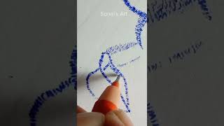 BTS Jimin drawing with his name | Soren's Art #bts #btsdrawing #jimin #drawing #