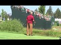 Charles Barkley tees off one handed in Celebrity golf at Tahoe South