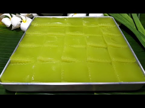 กับข้าวกับปลาโอ 826 ขนมชั้นใบเตยสูตรโบราณ บอกละเอียดทุกขั้นตอน Streamed Layer Cake