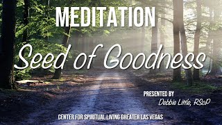 "Seed Of Goodness" Meditation w Debbie Little CSLGLV TUES 9-6-22