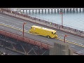Golden Gate Bridge Zipper Truck and New Moveable Median Barrier Battery Spencer (January 11, 2015)
