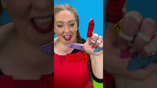 Learn Colours With The Colours Finger Family Song 💜❤️💛💖💙 #Shorts #Fingerfamily #Colors