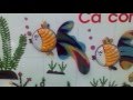 Trang trí lớp học mầm non - góc bé ngoan/cắm cờ - Cá con chăm học