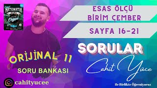 Orijinal Yayınları 11. Sınıf Soru Bankası L Trigonometri Yönlü Açı, Esas Ölçü, Birim Çember 16-21