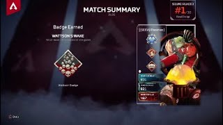 20 Kill Game With Wattson My First 20 Bomb - Apex Legends