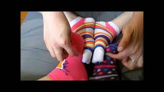Two Girls, Footplay And Tickling, Young Feet