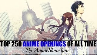 My Top 250 Anime Openings (All Time)