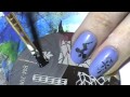 Part 3 of Testing Acrylic Paints with nail art stamping plates