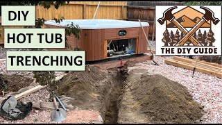 How To Dig Hot Tub Trench For Electrical Diy Guide Ep 10