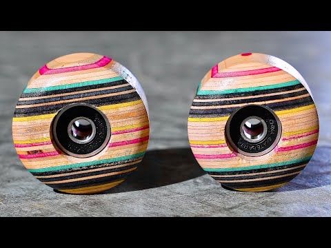 WHEELS MADE FROM RECYCLED SKATEBOARDS?!