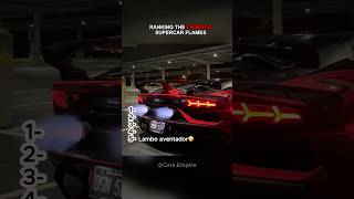 Craziest Supercar Flames