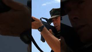 Clint Eastwood Uses A M16 Ar-15Sp1. Heartbreak Ridge 1986. Clint Eastwood