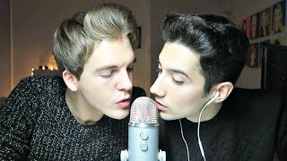 ASMR ? 2 Boys 1 Mic ? Intense Inaudible Whisper (Eargasm)