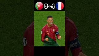 Portugal vs France Euro Final 2024 Penalty Shootout 🥶🔥 #ronaldo #short #shorts #