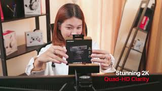 Déballage De La Fantech Luminous C50  Webcam 2K Ultra-Claire À 60 Ips, Mise Au Point Automatique...