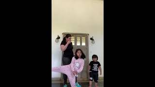 Urvashi Sharma Exercising With Her Childrens