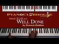 ♫ How to play "WELL DONE" (Deitrick Haddon) - gospel piano tutorial ♫