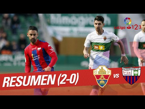 Resumen de Elche CF vs Extremadura UD (2-0)
